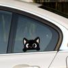 Black Kitten Cartoon Car Sticker Vinyl Decal Waterproof Scratch Cover Cute Animal Design for Auto Motorcycle Vehicle Body