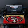 49ers logo Mouse Pad, Large Gaming Desk Mat, Non-slip XXL Mousepad for Laptop & Tablet, Mini PC Playmat with Stitched Edges