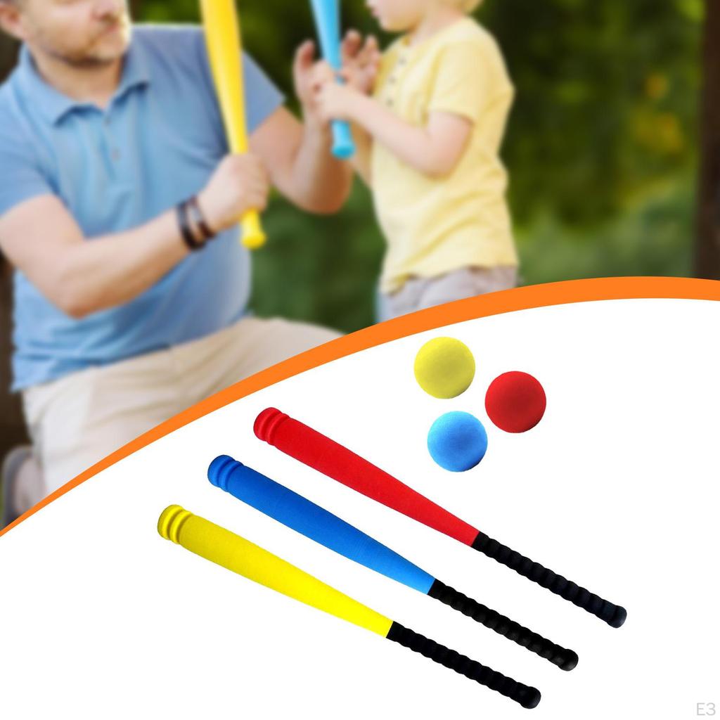 54cm Kids Foam Baseball and Ball Set, EVA Playing Sport Game, T for Park, Teaching