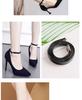 Non-Slip High Heel Strap with Suede Matte Finish - Secure Tie-Up Buckle Design