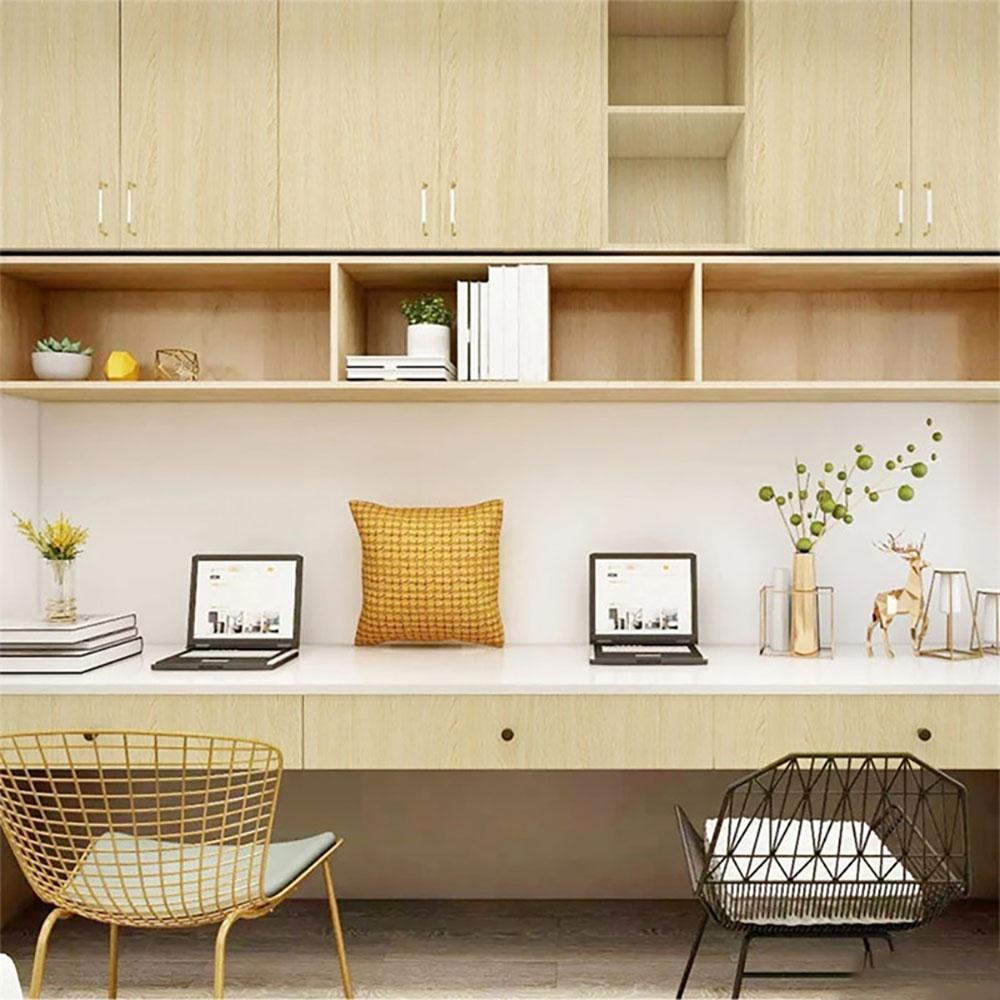 40cm Holzmaserung Moderner Stil Dekoration Wasserdicht Feuchtigkeitsbeständig Schimmelresistent Schranktüren Küche Wohnzimmer Tapete