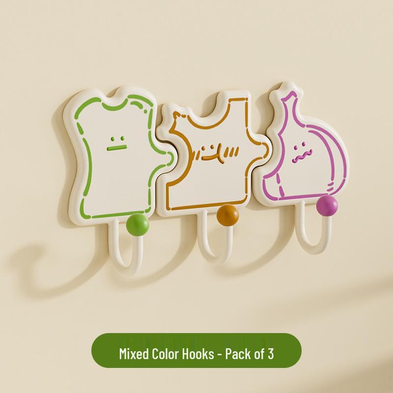Dopamine Adhesive Hook Set for Bathroom and Kitchen