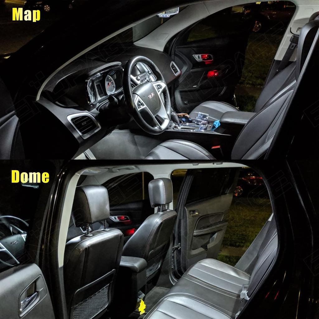 11-Pieces Explorer LED Interior Light Kit for Ford Explorer 2011 2012 2013 2014 2015 2016 2017 2018 White 6000K Interior LED Lighting Package +