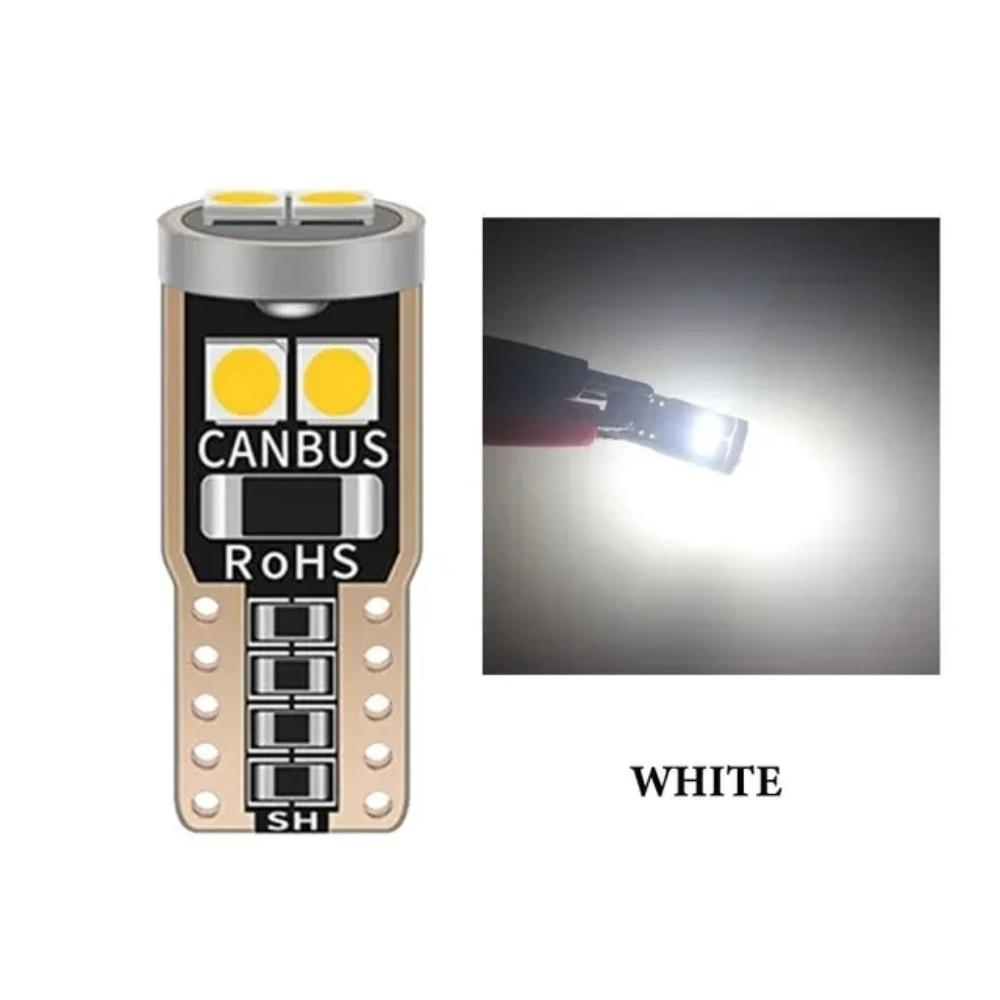 6Pcs T10 W5W 3030 6SMD License Plate Lights Super Bright Car LED Light LED Car Parking Lights