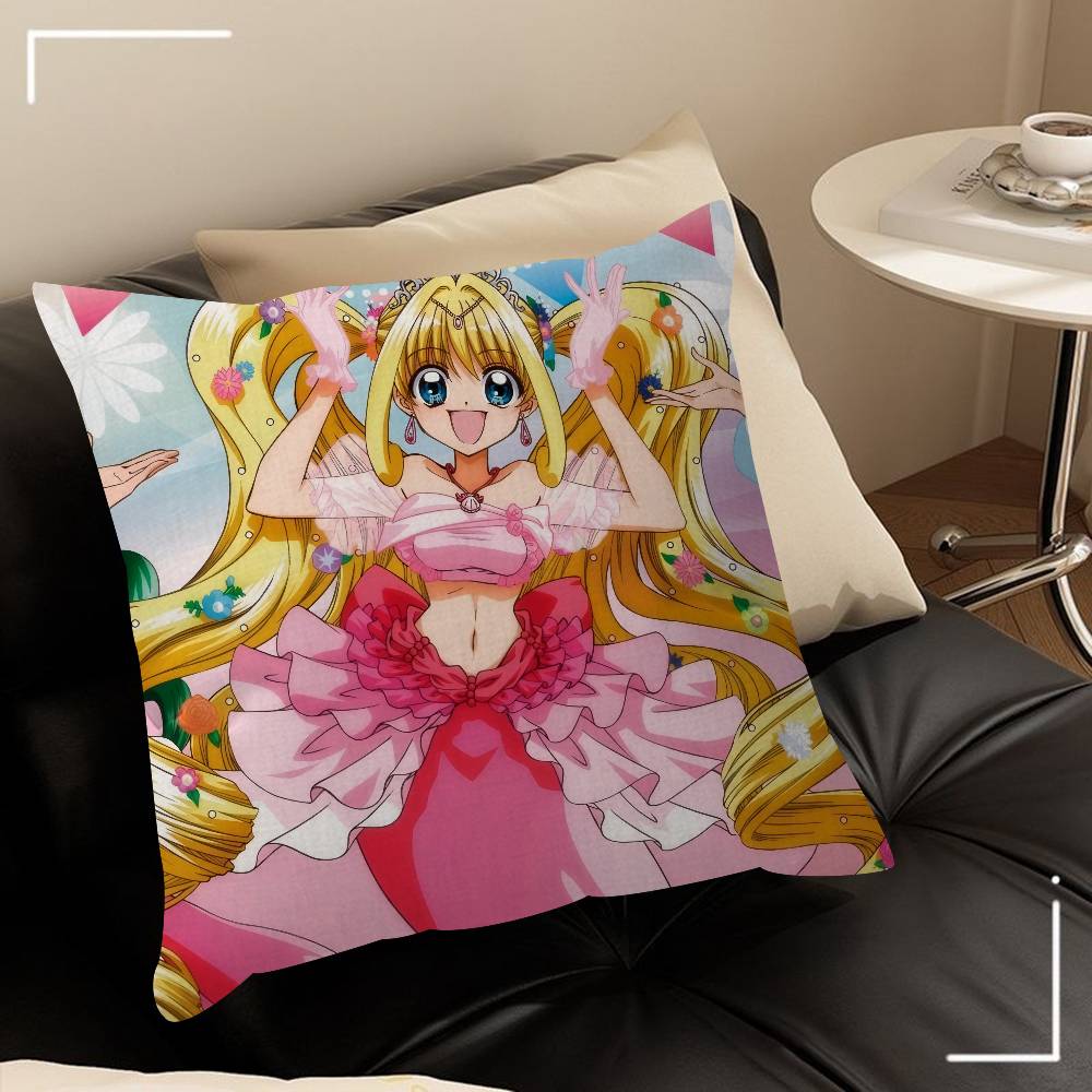 Anime M-Mermaid Melody Pichi Pichi Pitch   Cushion Cover Inches Farmhouse Decor Home Throw Pillow Covers for Couch Decorations
