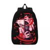 Angel Dust Hazbin Hotels Teenage Backpack Gift Student Business Black Comedy Daypack for Men Women Laptop Canvas Bags