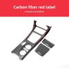 Pannello Trim Portabicchieri Centrali per Console Centrale Auto per Mercedes GLA CLA Classe A W176 2013-2018 LHD ABS Fibra di Carbonio