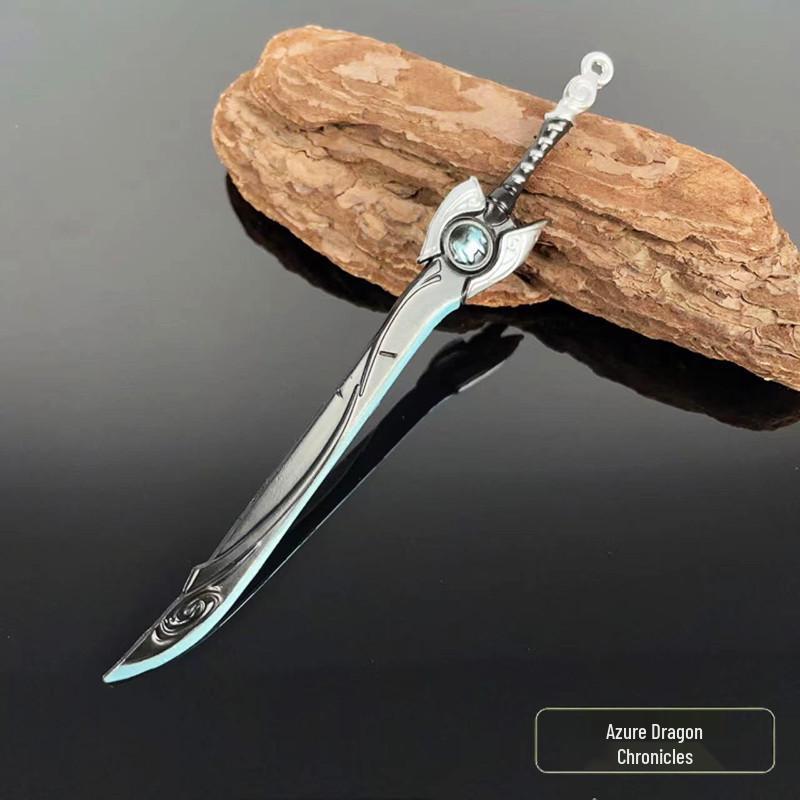 

Посох Золотого Обруча: Бог и Демон Лазурный Дракон Фигурка Орнамент - 12 см