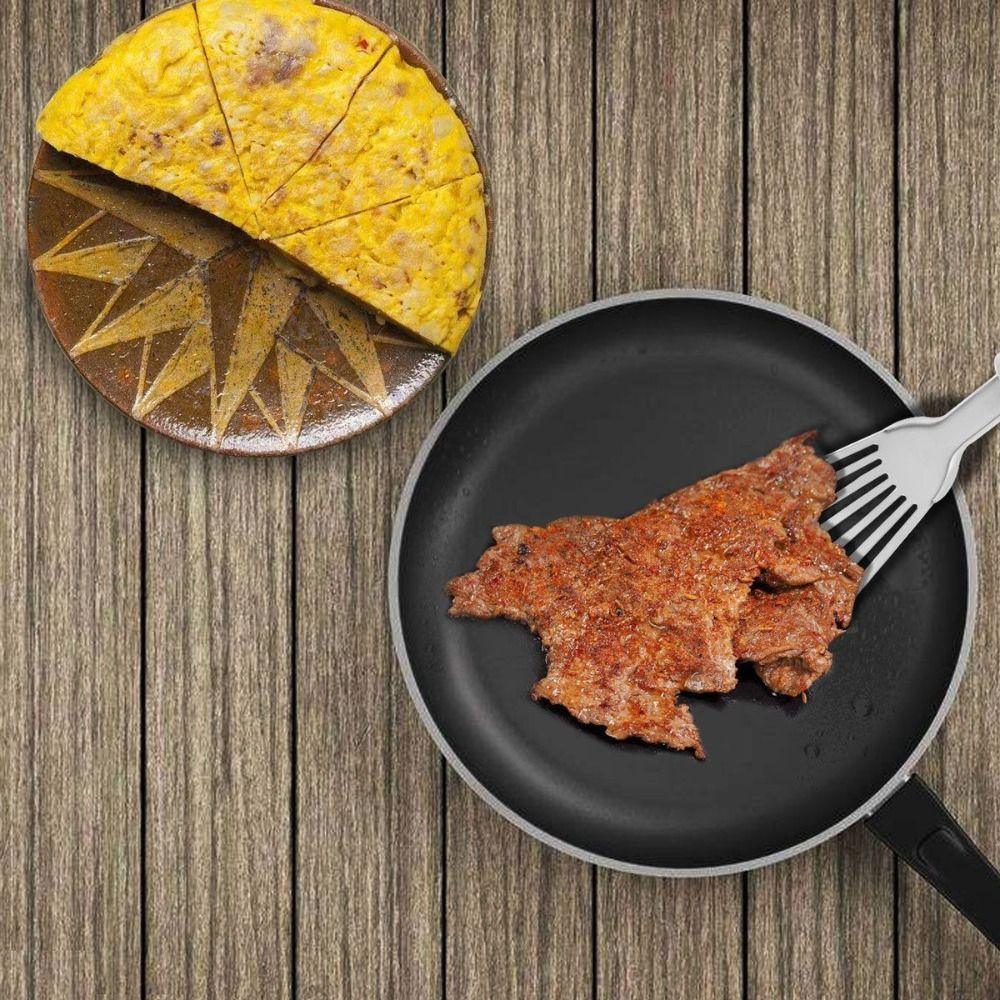 Slotted Fish Turner Stainless Steel Thick Polished Cooking Shovel Multi-functional Ergonomic Steak Spatula Restaurant