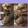 Straw Summer Sun Hat With Wide Brim For Women Casual Outdoor Sun Protection