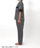 Wacoal RELAX SLEEP Sleep Science Short Long Cotton Satin Science x YDT105 BL M & Pajamas, 5/8 Sleeve, Sleeve, Pants, 100% (Main Body), [Sleep