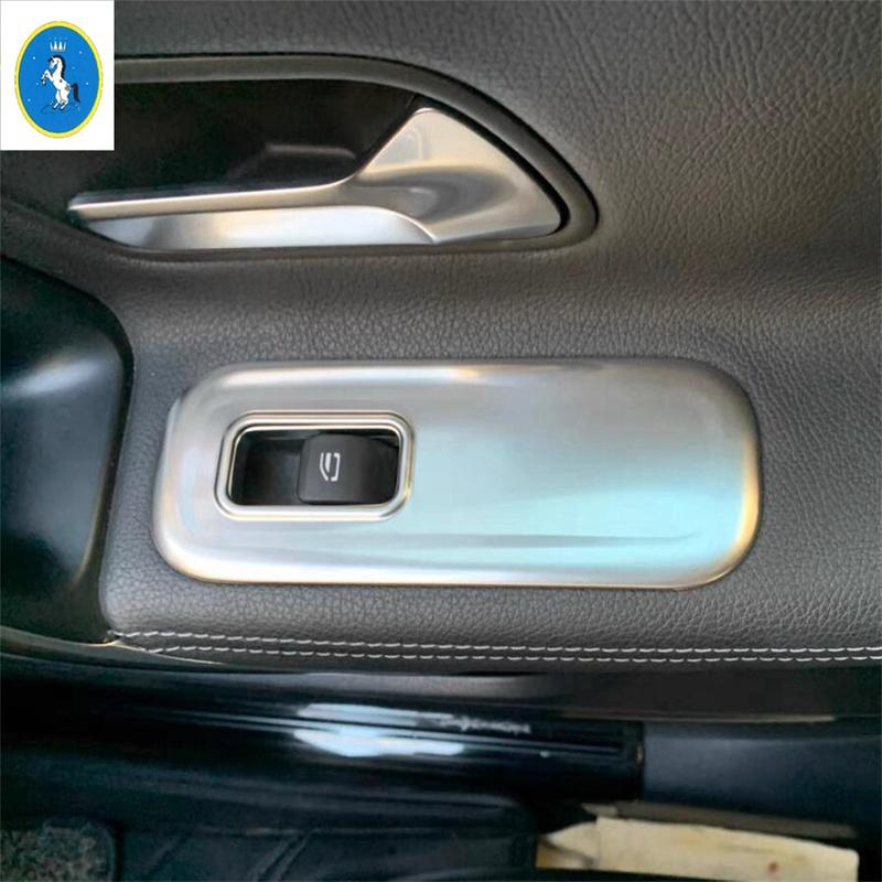 ABS Auto Interior Glass Window Lift Switch Button Panel Decor Cover Trim Accessories For Benz A Class W177 A200 A220  - 2024