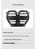 Compatible with BMW M3, M4, G80, G82, G83 Models, This Dry Carbon Fiber Grille Enhances Front Bumpers and Exterior Trim.