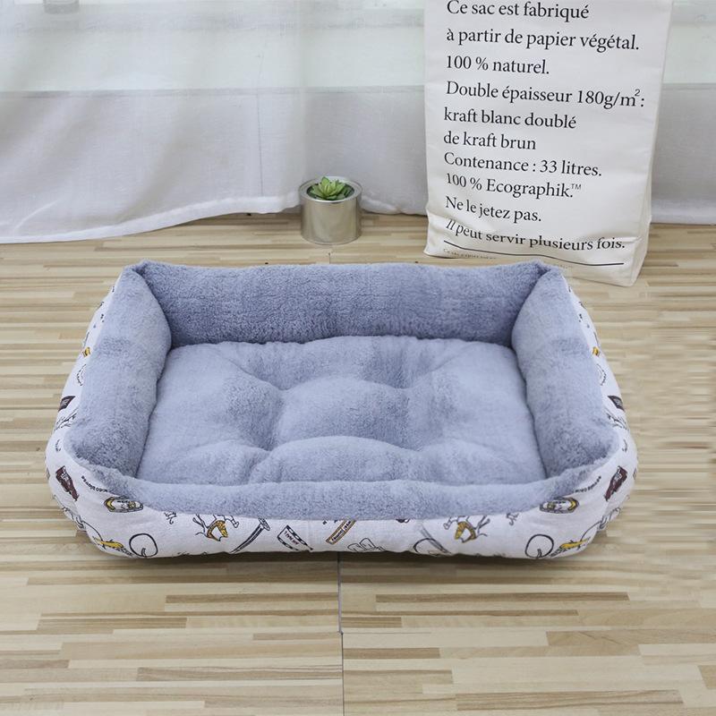 Hnízdo pro domácí mazlíčky, obdélníkový psí bouda, zesílená teplá podložka, velký pes, zlatý retrívr, malý psí bouda, dospělá kočka, dětské hnízdo