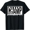 Muhammad Ali - Champ Schwarz-Weiß T-Shirt