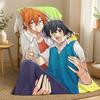 Sasaki and Miyano Anime Throw 240g Flannel Blanket, Suitable for Sofas, Beds, Offices,  Exquisite Gift Blankets