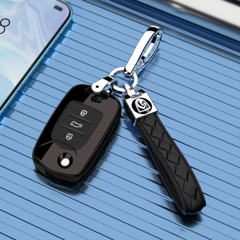 Baojun 610 Key Case: Premium Unisex Car Buckle Folding Remote Protective Shell for Model 14