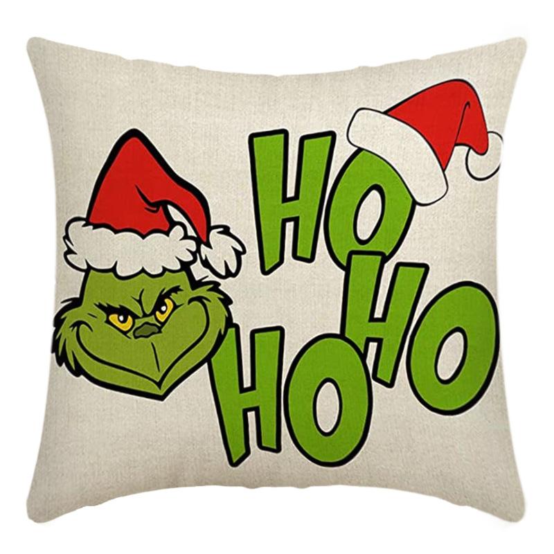 Weihnachts-Überwurf-Kissenbezug Heimdeko Weihnachtsgeschenk Kissen Sofakissenbezug Kissenbezug