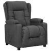 VidaXL Recliner Armchair Dark Grey Fabric, 25kg