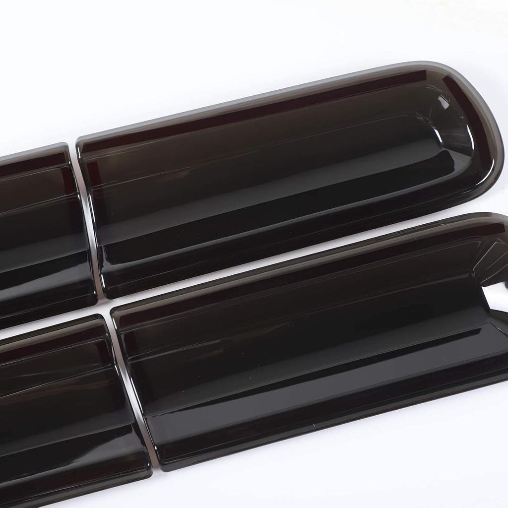 JeCar Smoked Tail Light Covers Rear Light Guards Exterior Accessories Compatible With Dodge Challenger 2015-