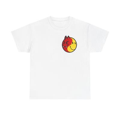 Camiseta Gráfica Ying Yang Bola de Fuego Skateboards Unisex Camiseta Pesada de Algodón Regalo Nueva Camiseta Unisex