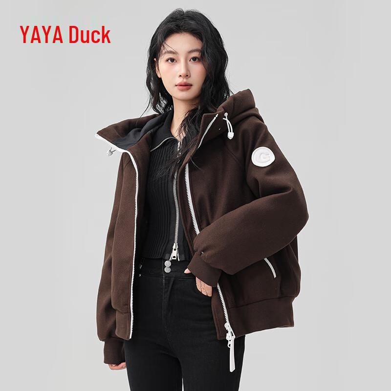 

YAYA Women s 2024 Short Hooded Down Jacket M