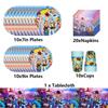 51pcs Toy Story Party Tableware kit Include Plates Cups Napkins Tablecloth