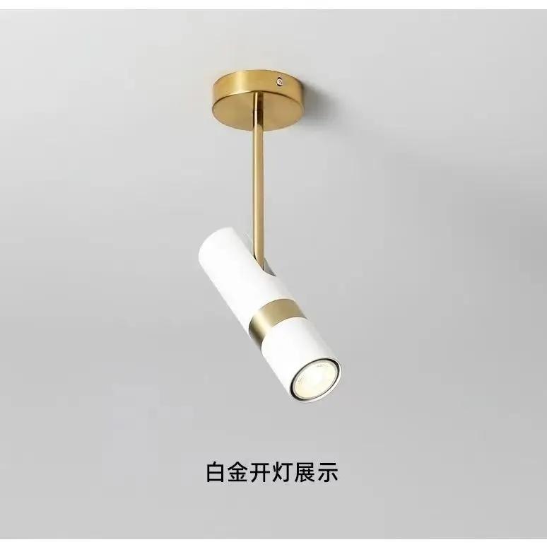 Nordic Minimalist Led Chandelier Adjustable Angle Spotlight Bedroom Reading Living room Chandeliers Decor Hanging Bedside Lights