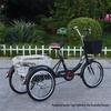Lightweight Elderly Pedal-Powered Tricycle for Casual Travel and Mobility