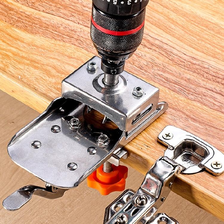 Woodworking Hole Guide 35mm Hinge Drilling Tool 3Blade Hole Locator Opener for Door Cabinets Easy to Use