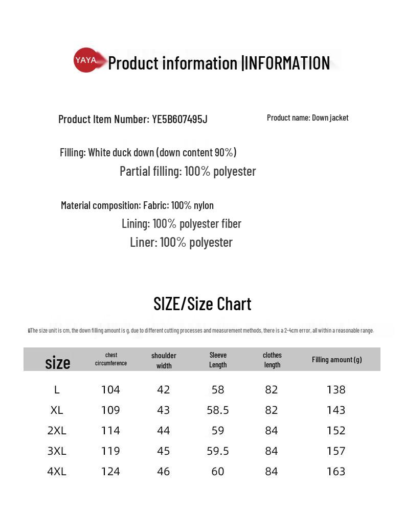 YAYA Women's Winter Mid-Length Down Jacket