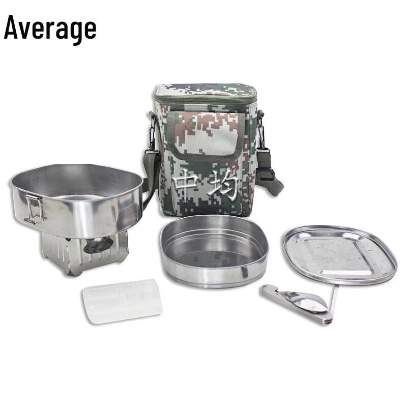 

10-Style Stainless Steel Camping Mess Kit