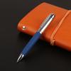 Rotating Metal Ballpoint Pen PU Leather Business Advertising Gift Oil Pen Stationery, Student Pens, Office and Business Pens