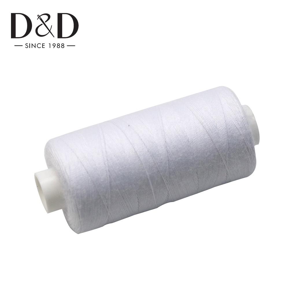 Home Sewing Thread DIY Hand Sewn Black And White Thread 500m 402 Polyester Sewing Thread Material