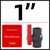 PVC Internal Thread Ball Valve - Double Thread Water Pipe Fitting (Sizes: 20, 25, 32, 40, 50, 63, 75, 110)