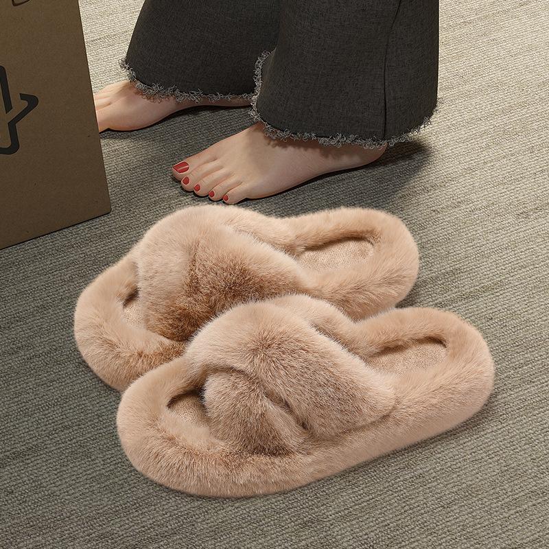 

Шерстяные тапочки женские уличные сезонные хлопковые тапочки женские домашние комнатные термотапочки на толстой подошве нескользящие бытовые хлопковые туфли 40 Fits 39 хаки