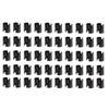 50Pcs Clips For Wire Shelving Wire Shelving Lock Clips Shelving Sleeves Shelving Sleeves Replacement Shelf Lock Clips