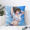 Zhu Yuan Zenless Zone Zero Pillow Case Sofa Decorative Home Double-Sided Print Plush Square Throw Pillow Covers Cushion Decor