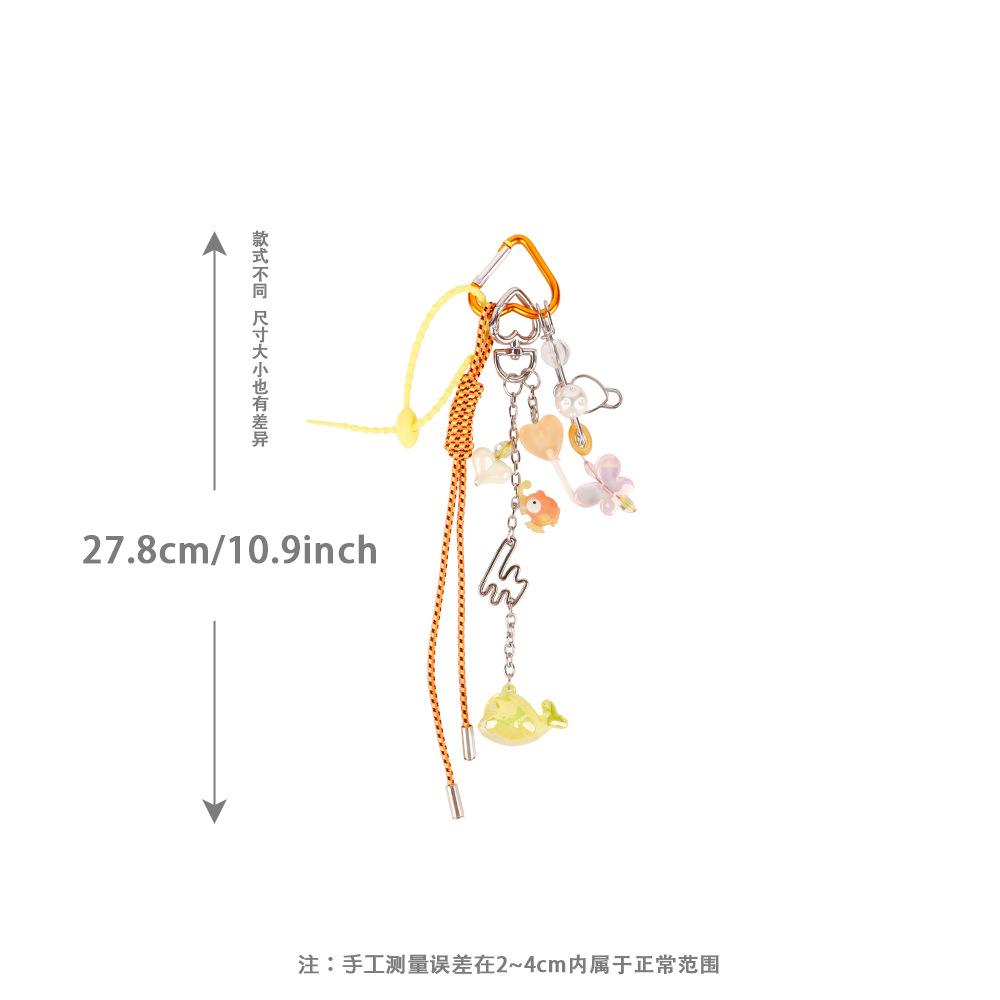 New starfish chain bag pendant fashionable ocean series ins fresh and sweet wind keychain pendant