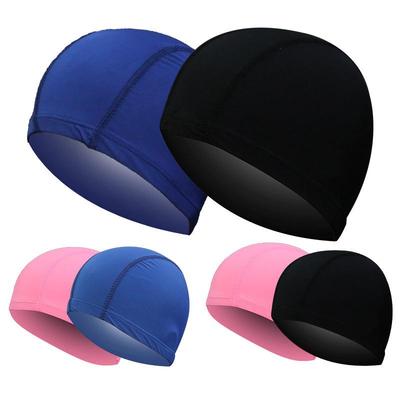 Gorro de Natación Unisex de Secado Rápido para Cabello Largo - Color Puro, Profesional para Adultos