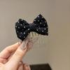 Polka Dot Bow Hair Comb Cute Minimalist Design Non Slip Durable for Women Girls Home Daily Hair Accessory