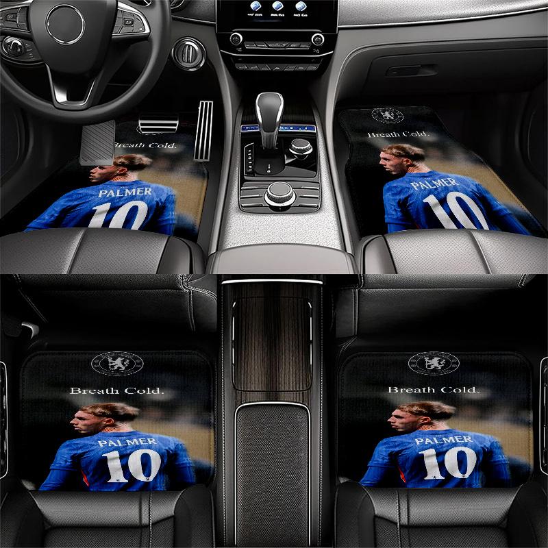 Cole Palmer Star Black Car Floor Mats Full Coverage All-Season Car Mats, XPE Non-Slip And Wear-Resistant Mats Suitable for SUV Interiors, Textured Car