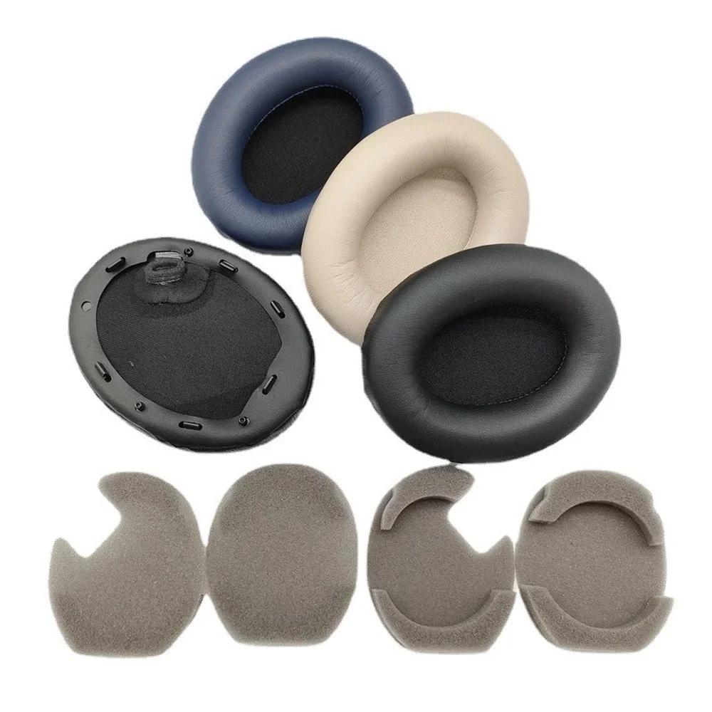 Replacement Ear Pads for Sony WH-1000XM4 Headphones Mesh Memory Foam Ear Cushions High Quality Earpads Headset Leather Case