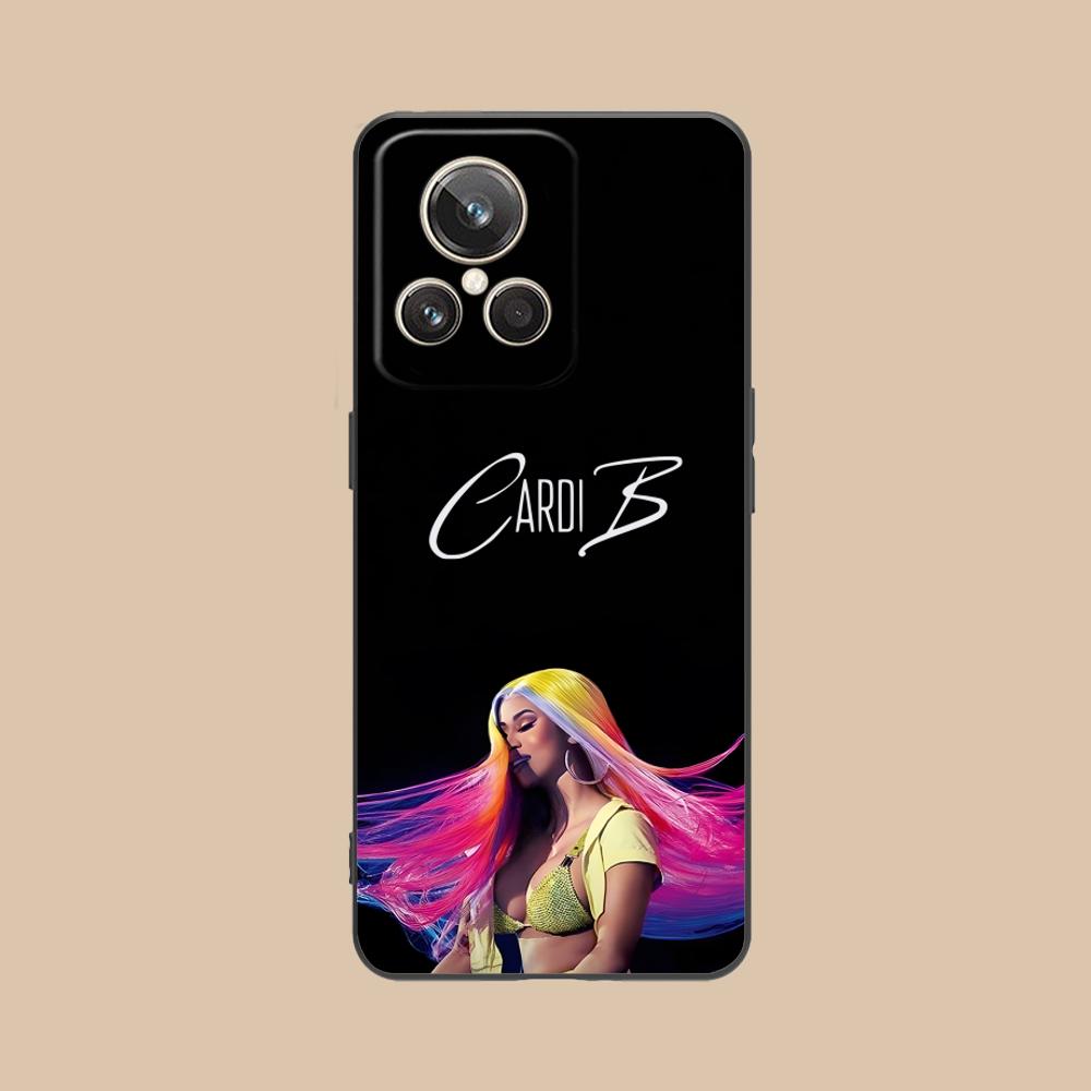 Cardi B Matte TPU Mobile Phone Case for Realme 15 14 13 12 11 10 9 Pro Plus T i Lite 5G Colorful Printing Cover
