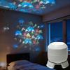 Rotating Ceiling Projection Lamp Star Projector Night Light with 360 Degree Rotating, Ocean Mood for Bedroom, Bedroom Adjustable Focus Dimming