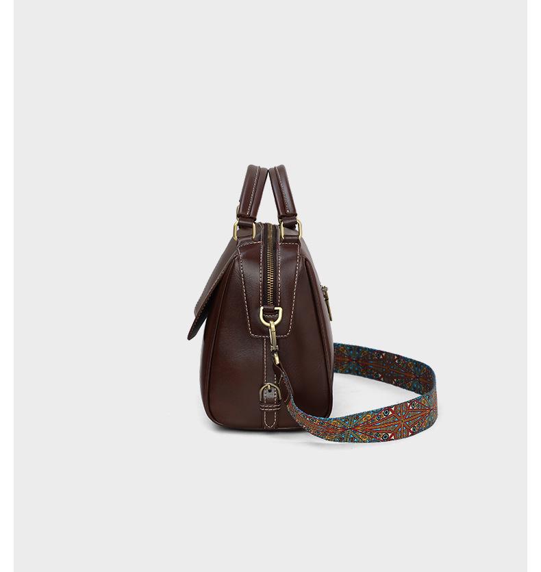 2025 Women's Genuine Leather Crossbody Tote: Large Capacity Summer Handbag & Shoulder Bag