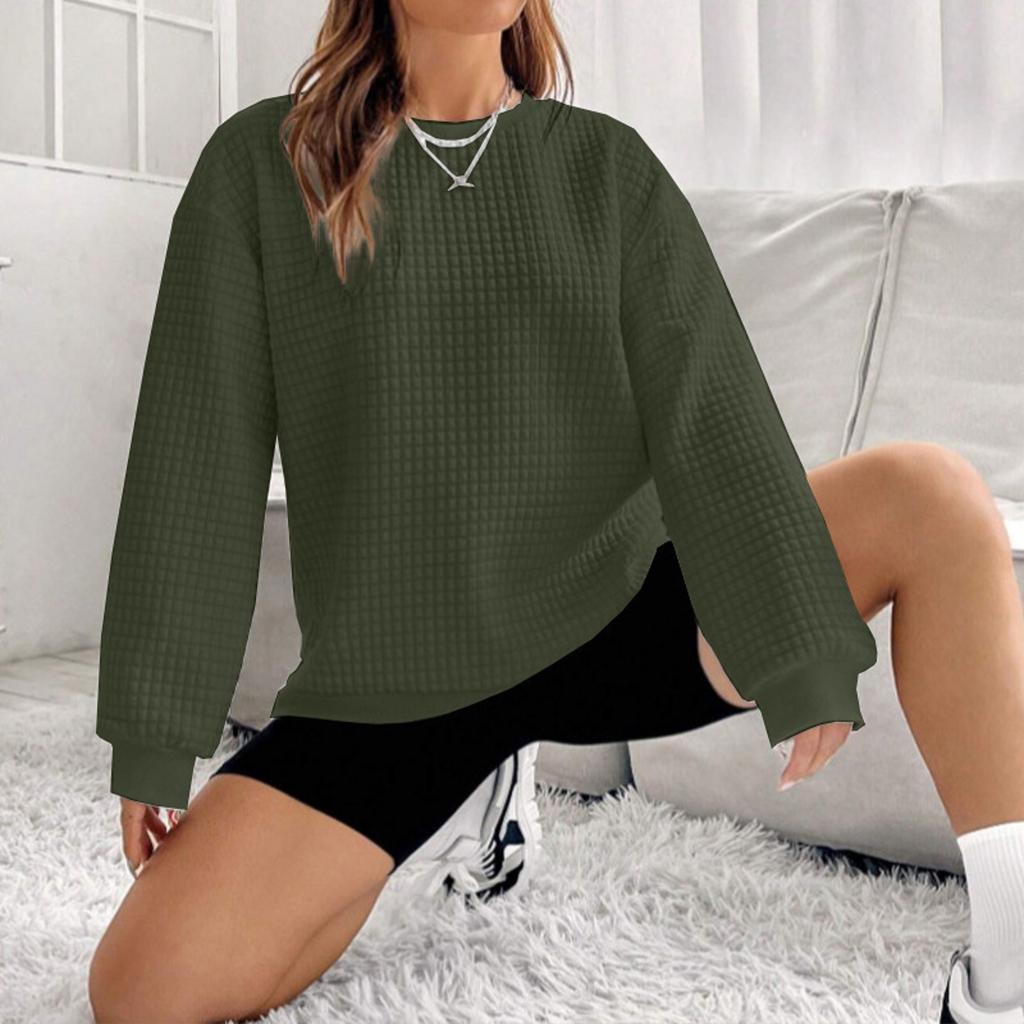 Women's Long Sleeve Casual Sweatshirts Pullover Sweatshirts Tops
