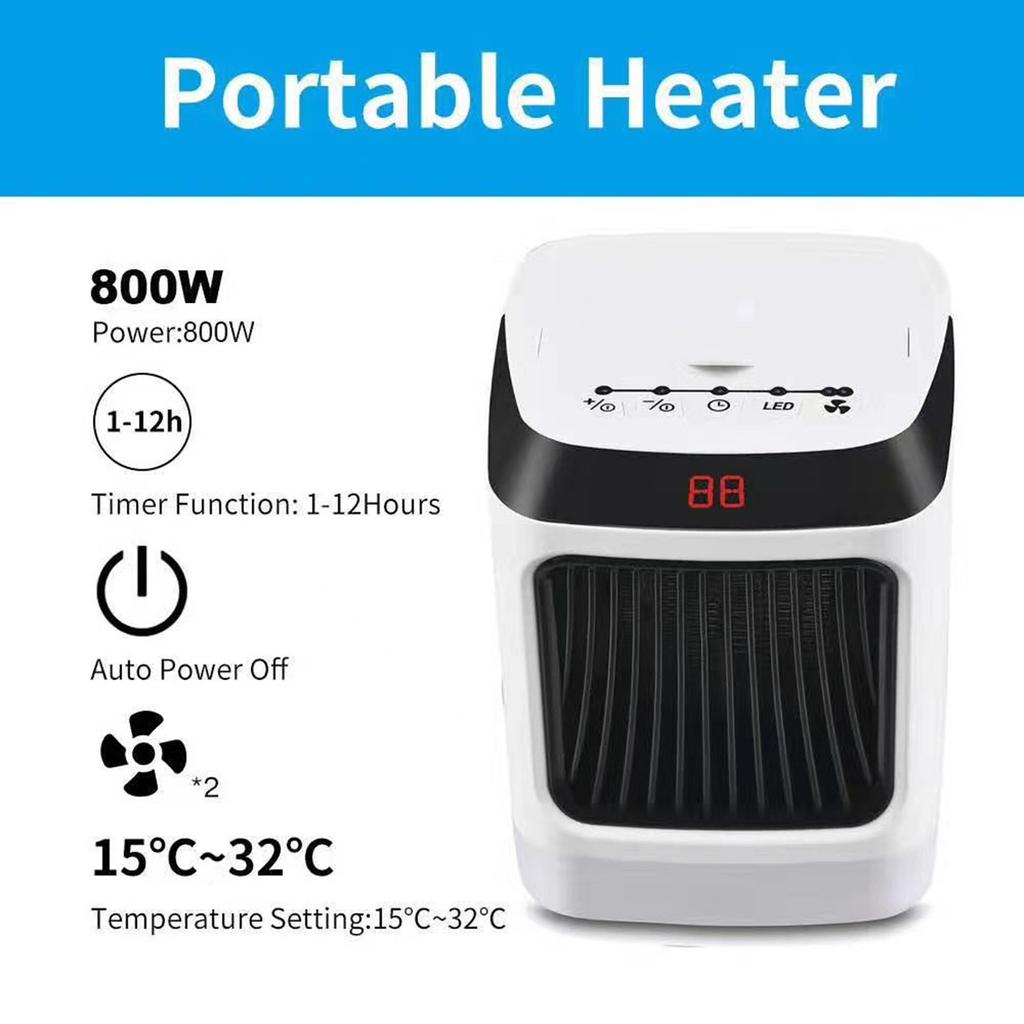 buy bd56 led handy space heater timer electric heater remote control air warmer hot fan at affordable prices free shipping real reviews with photos joom
