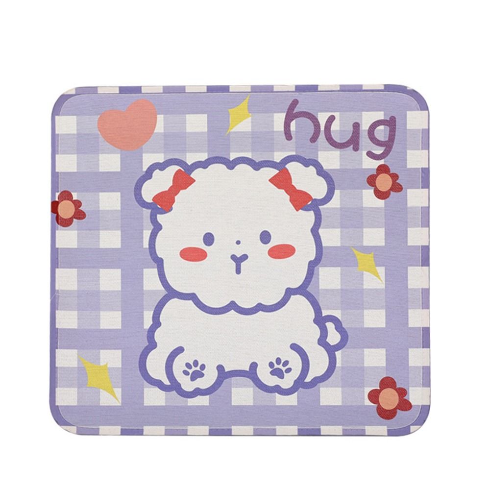 Square Shape Pet Ice Pad Cartoon Dog Cooling Mat Universal Pet Bed Pad  Spring