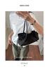 Korean Women's Casual Nylon High-End Tote Bag: Stylish, Large-Capacity, Single Shoulder Commute Handbag